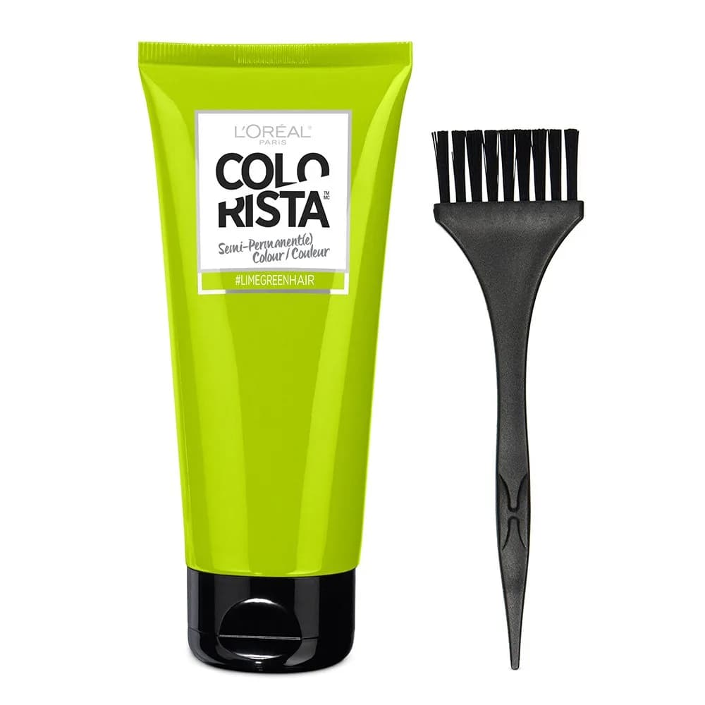 L'Oreal Paris Colorista Semi-Permanent Hair Color - Lime Green for Light Blonde or Bleached Hair - view 3