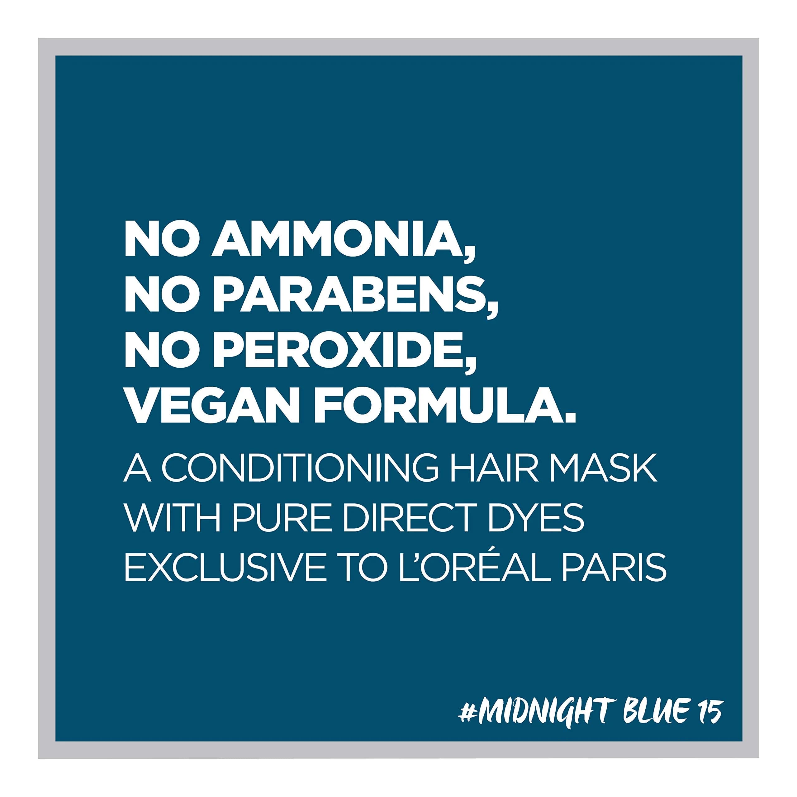 L'Oreal Paris Colorista Semi-Permanent Hair Color - Midnight Blue for Brunette Hair thumbnail 4