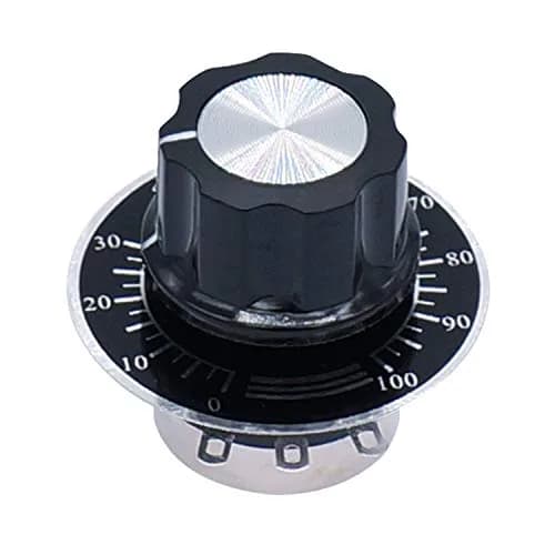 Taiss RV24YN20S 500K Ohm Rotary Potentiometer 6mm Shaft | Single Turn Carbon Film for Speed Control thumbnail 5