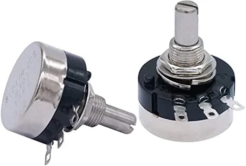 Taiss RV24YN20S 500K Ohm Rotary Potentiometer 6mm Shaft | Single Turn Carbon Film for Speed Control thumbnail 6