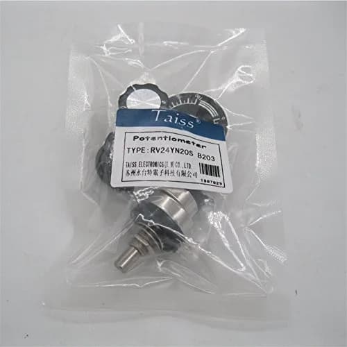 Taiss RV24YN20S Single Turn Carbon Film Rotary Potentiometer 20k ohm (6mm Shaft) | Smooth Operation for Inverter Speed Control thumbnail 8