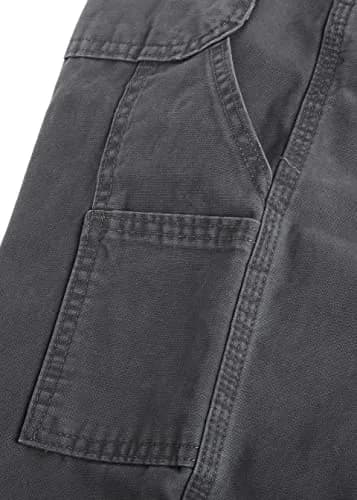 Wrangler Authentics Men's Classic Carpenter Jean, Rock Gray, 40W x 34L | Durable Work & Casual Style thumbnail 6