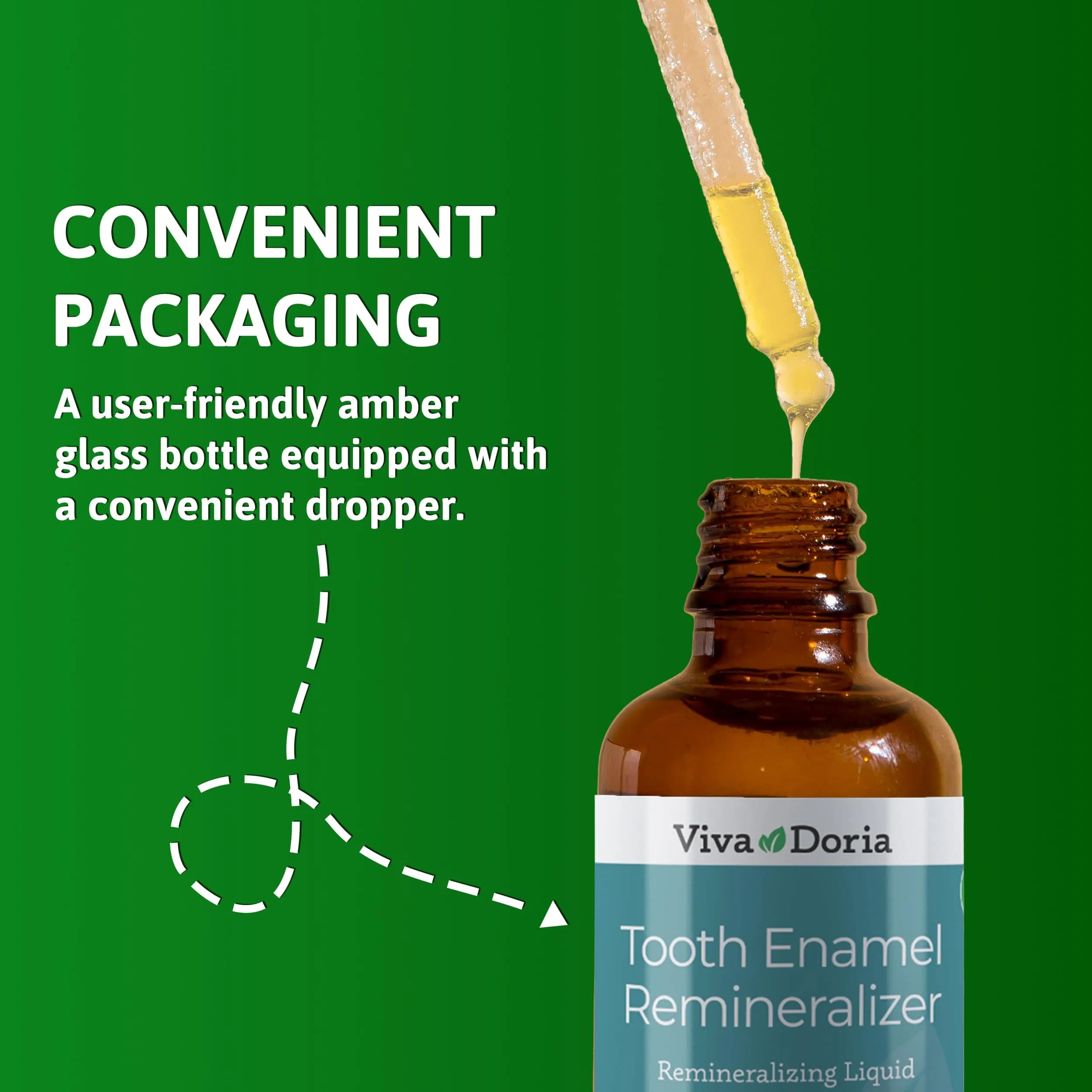 Viva Doria Enamel Remineralizing Liquid 29.57ml (1 fl oz) | Strengthens Enamel & Gum Health - view 4