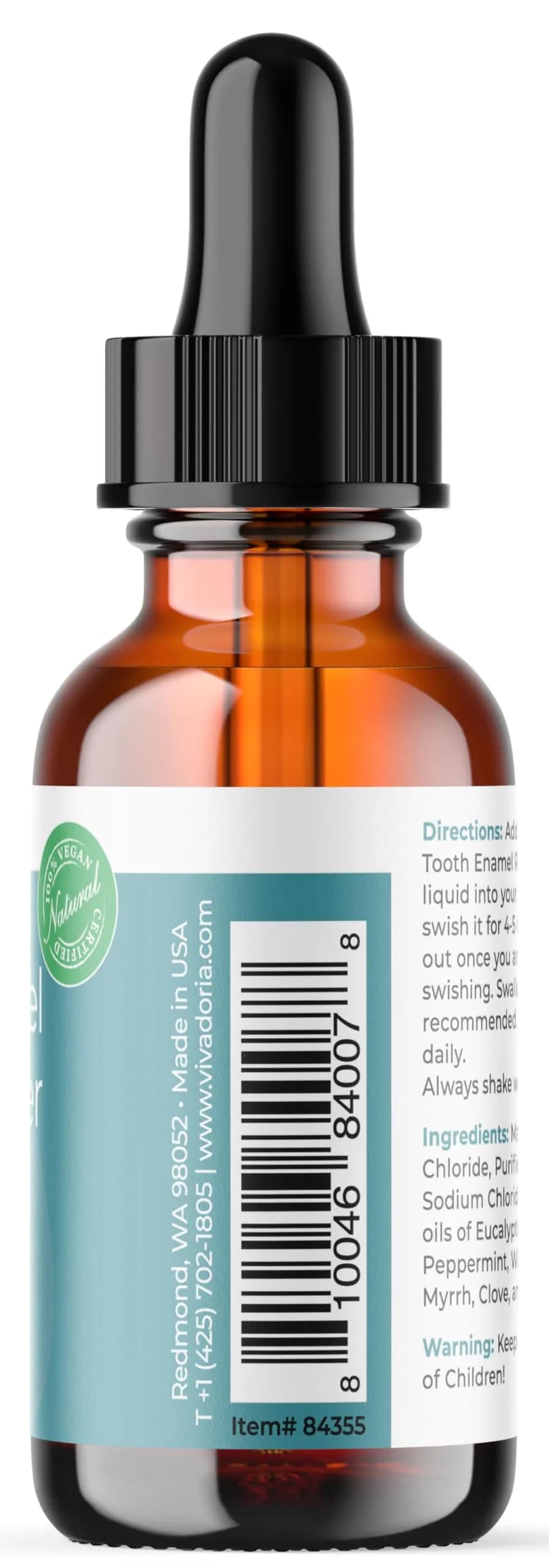 Viva Doria Enamel Remineralizing Liquid 29.57ml (1 fl oz) | Strengthens Enamel & Gum Health - view 6
