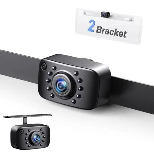 eRapta ERT01 HD Backup Camera Rear View License Plate | 720P Waterproof Night Vision thumbnail 1