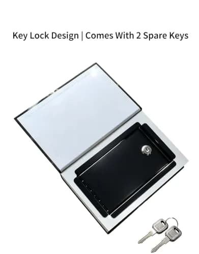Misslanonly Alice in Wonderland Book Safe with Key Lock | Discreet Book Disguise for Valuables thumbnail 6