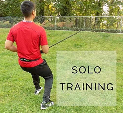 MOVEMINT 33ft Speed Bungee Band Trainer with 90+lbs Resistance | Heavy Duty Snap-On Buckle & Safety Skin thumbnail 5