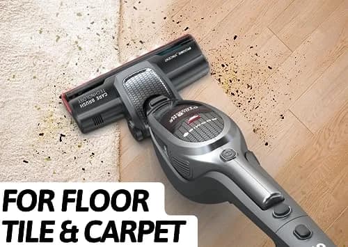Roomie Tec SlimVac Upright Cordless Vacuum Cleaner, Stick Vac, 2200mAh Batt | LED Floor Head, Lightweight, Beater Bar thumbnail 3