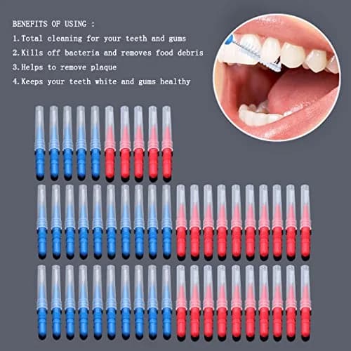 ewinever Interdental Brush 50 Count | Safe Nylon Coated for All Family (70-120 chars) thumbnail 6