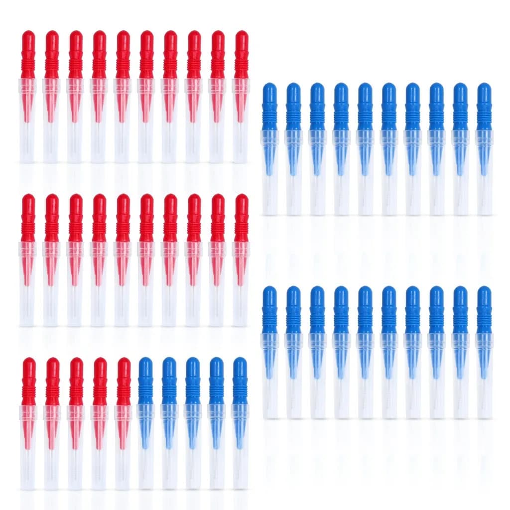 ewinever Interdental Brush 50 Count | Safe Nylon Coated for All Family (70-120 chars)