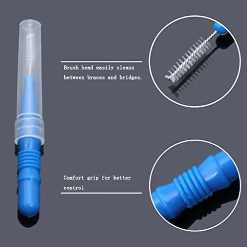 ewinever Interdental Brush 50 Count | Safe Nylon Coated for All Family (70-120 chars) thumbnail 4