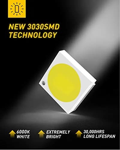 AUXITO 578 LED Bulb White 41mm 42mm 212-2 211-2 Festoon LED Bulbs 6000K | CANBUS Error-Free, 4 Pack thumbnail 2
