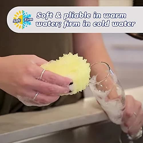 Scrub Daddy Original Smiley Scrubber Sponge | Temperature Controlled Cleaning thumbnail 4