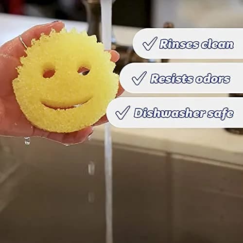 Scrub Daddy Original Smiley Scrubber Sponge | Temperature Controlled Cleaning thumbnail 8