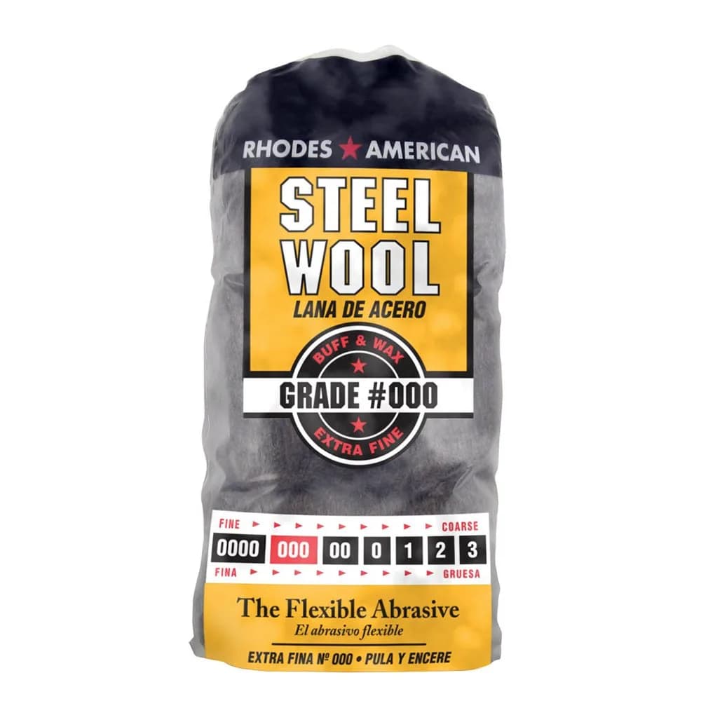 Homax Rhodes American Paint Removal Steel Wool Coarse Grade #3, 16 Pads | 0.19 kg (0.4 lb) — Steel