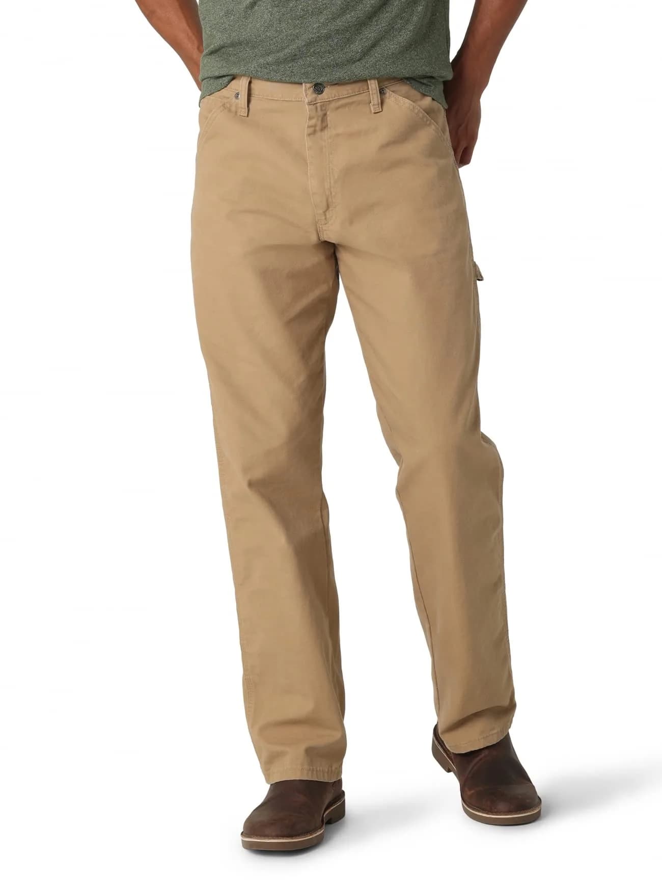 Wrangler Classic Carpenter Jeans 38W x 32L | Durable Work & Casual Pants — Acorn