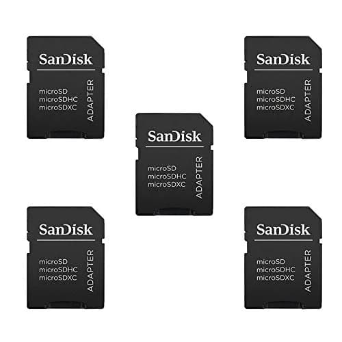 SanDisk MicroSD to SD Adapter 5-Pack | Works with Cards up to 32GB Capacity thumbnail 1