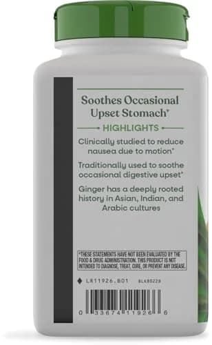 Nature's Way Ginger Root Capsules 1100 mg per Serving, 240 Count | Vegan, Non-GMO Project Verified thumbnail 9
