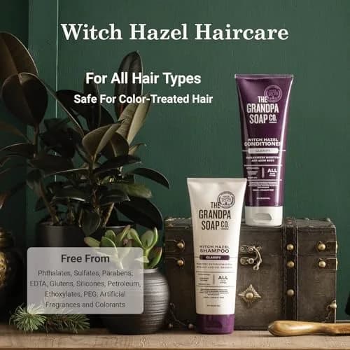 The Grandpa Soap Company Witch Hazel Shampoo 8 Fl Oz | Vegan & Cruelty Free, All Hair Types thumbnail 3