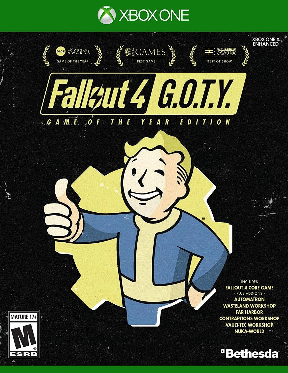 Bethesda Fallout 4 Game of The Year Edition - Xbox One | Complete Post-Nuclear Adventure with All DLCs