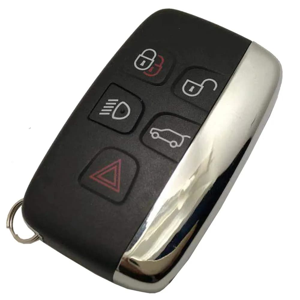 Horande Land Rover Black Replacement Key Fob Cover Shell for Range Rover & Jaguar Smart Keys | 3.9 inches (9.9 cm) Length - main product image