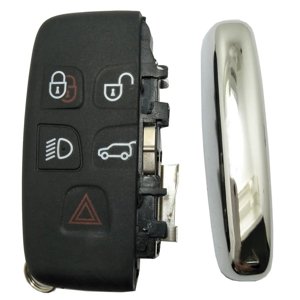 Horande Land Rover Black Replacement Key Fob Cover Shell for Range Rover & Jaguar Smart Keys | 3.9 inches (9.9 cm) Length - view 3
