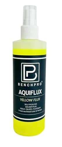 PMC Supplies LLC Self Pickling Flux for Precious Metals 8 Oz | Water-Based, Transparent, Gold Silver Jewelry thumbnail 1
