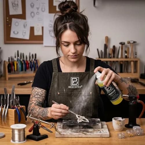 PMC Supplies LLC Self Pickling Flux for Precious Metals 8 Oz | Water-Based, Transparent, Gold Silver Jewelry thumbnail 2