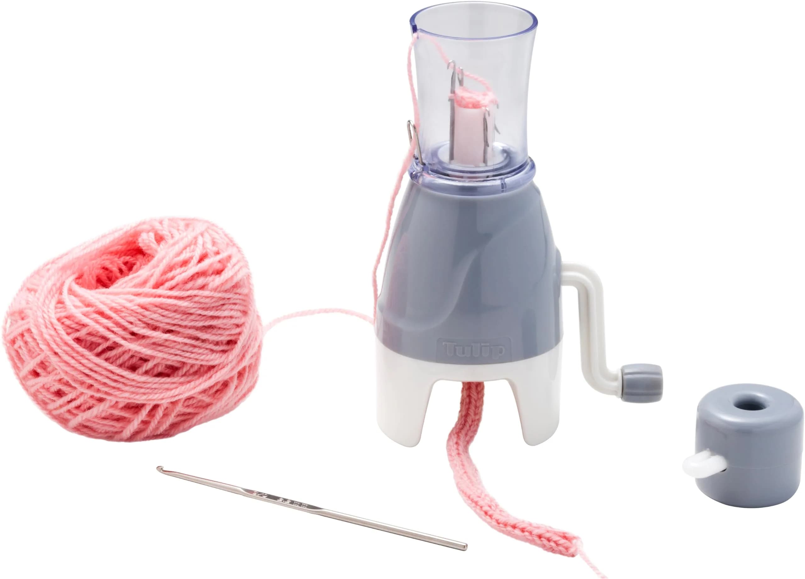 Tulip i-Cord Knitter Machine with Crochet Hook, 2.20mm Weight, Multicolored | Crafting Tool for Wool Letters & Accessories - main product image