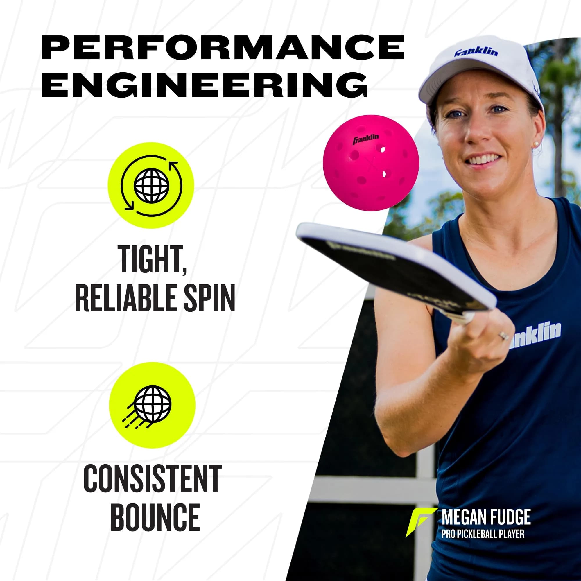 Franklin Sports X-40 Outdoor Pickleballs - USAPA Approved, 74mm, 26g, 12-Pack | Precision Engineered for True Flight & Spin - view 3