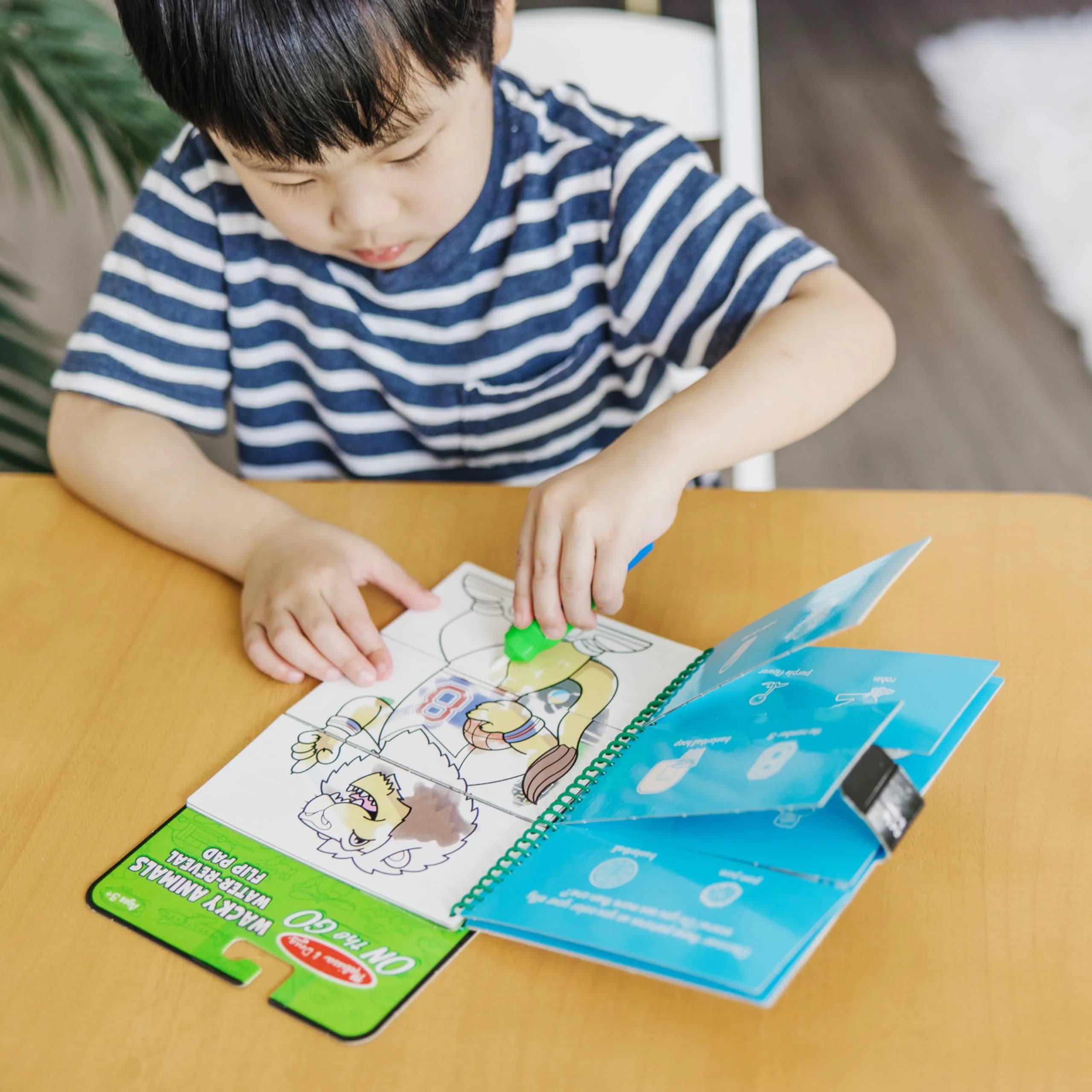 Melissa & Doug On The Go Water Wow! Wacky Animals Activity Pad with Refillable Water Pen - view 2