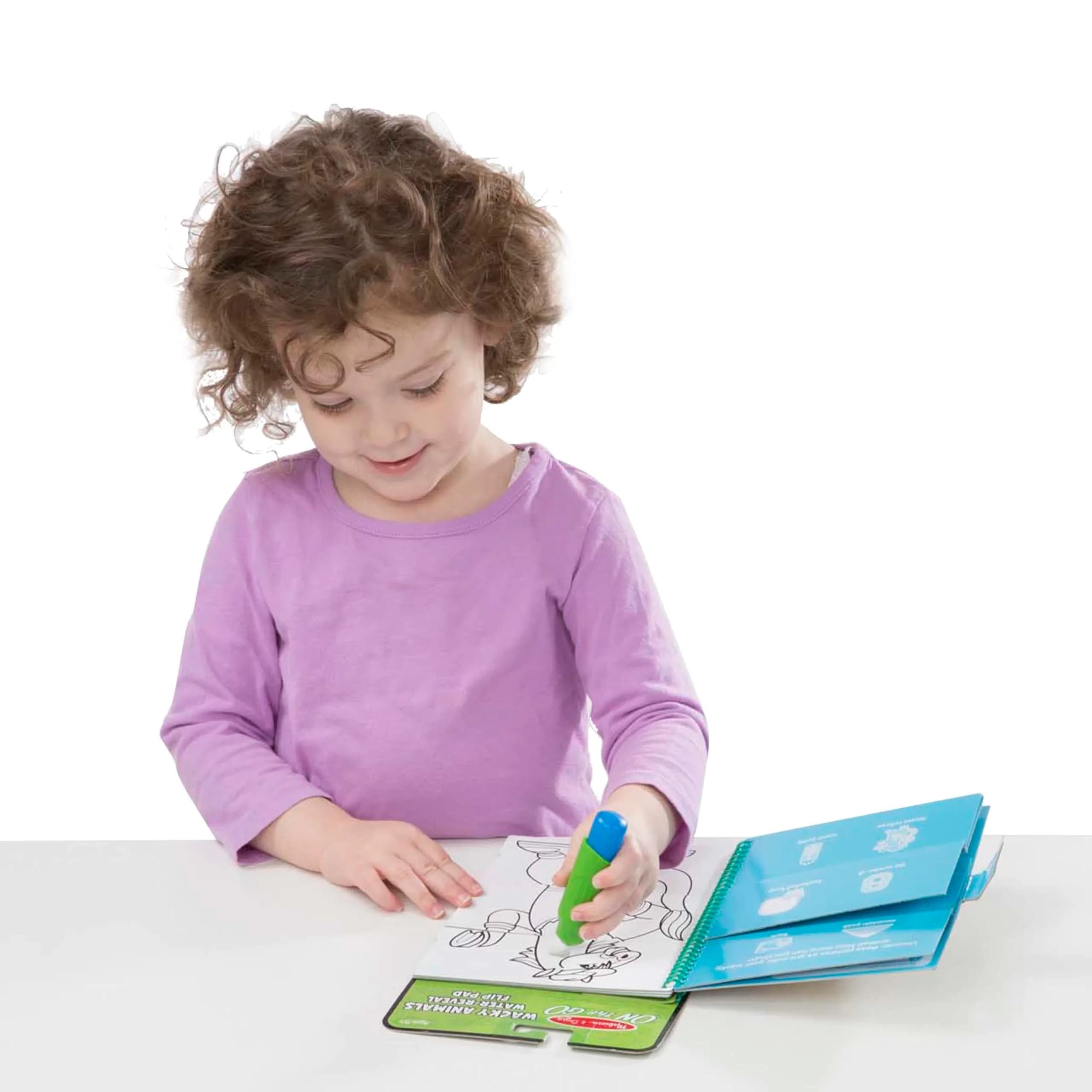 Melissa & Doug On The Go Water Wow! Wacky Animals Activity Pad with Refillable Water Pen - view 3