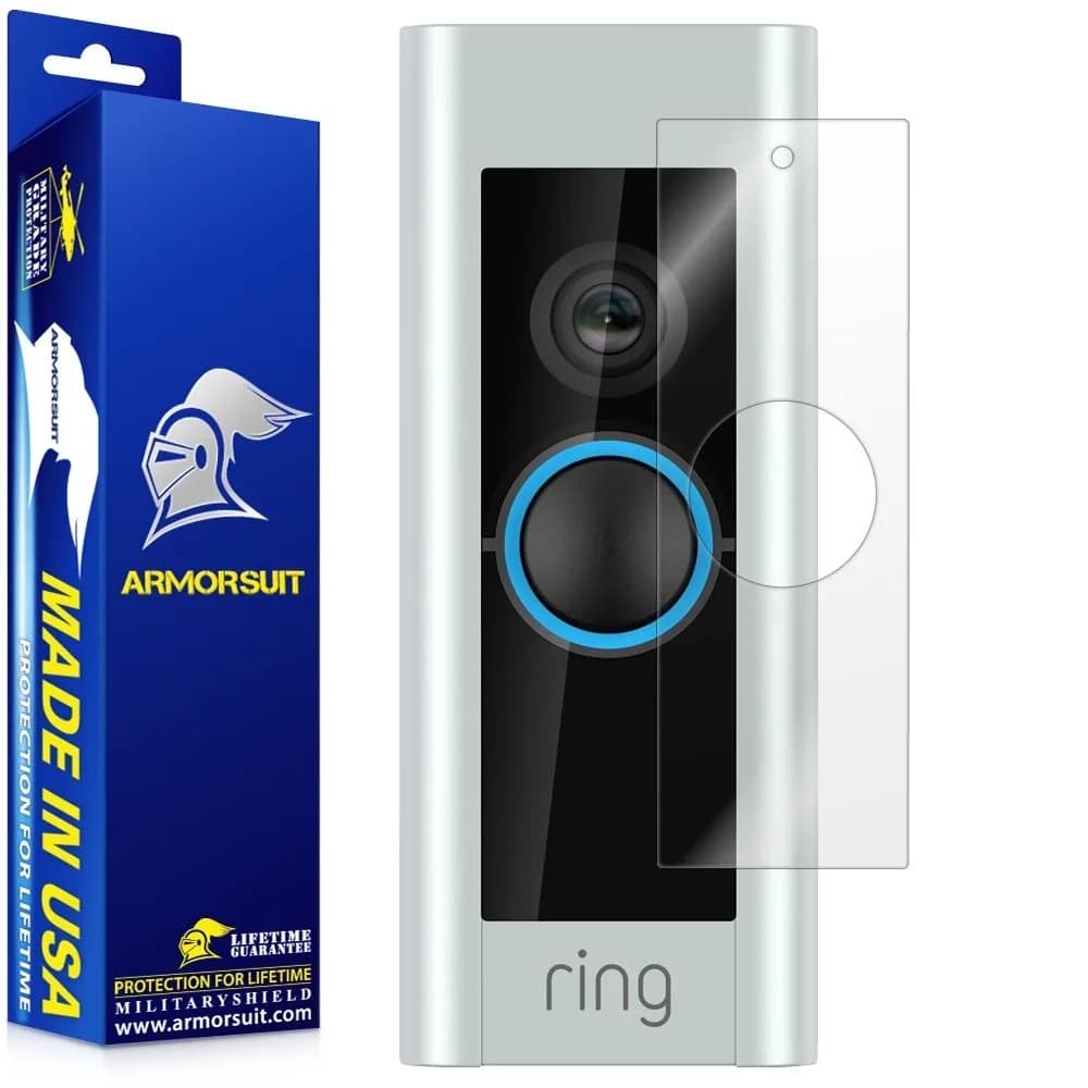 ArmorSuit 2 Pack Screen Protector for Ring Video Doorbell Pro | Military-Grade HD Clear Film