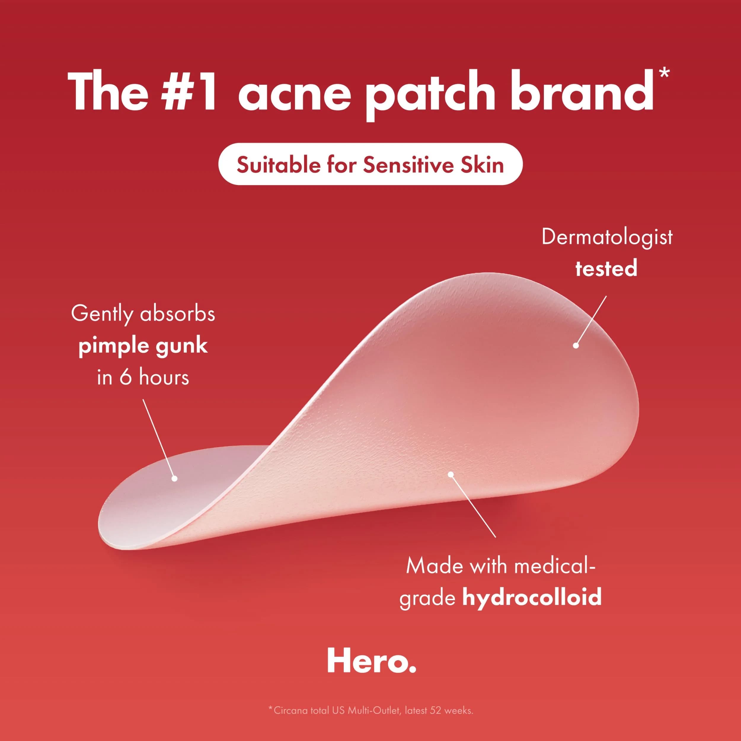 Mighty Patch Original Acne Pimple Patches, 36 Count | Shrinks Zits Overnight - view 7