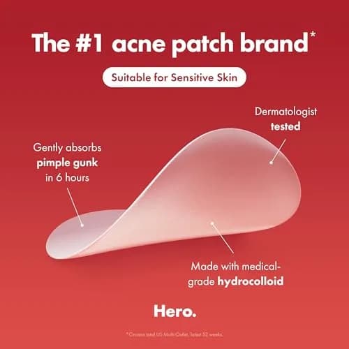 Mighty Patch Original Acne Pimple Patches, 36 Count | Shrinks Zits Overnight thumbnail 7