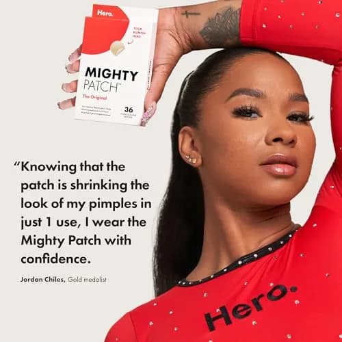 Mighty Patch Original Acne Pimple Patches, 36 Count | Shrinks Zits Overnight thumbnail 3