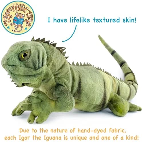 TigerHart Igor The Iguana Stuffed Animal Plush Lizard 67cm (26.5 in) | ASTM-Tested Safety thumbnail 6