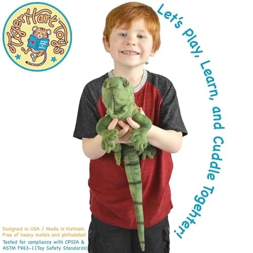 TigerHart Igor The Iguana Stuffed Animal Plush Lizard 67cm (26.5 in) | ASTM-Tested Safety thumbnail 2