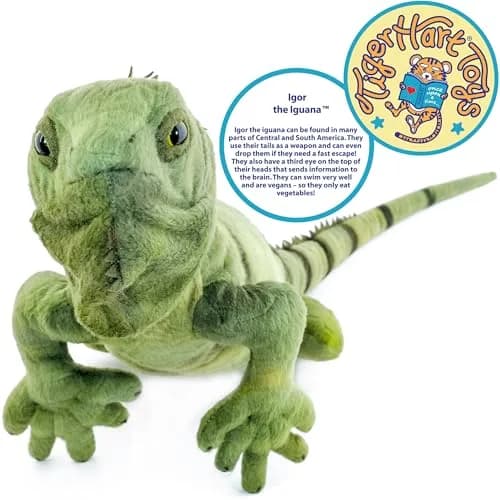 TigerHart Igor The Iguana Stuffed Animal Plush Lizard 67cm (26.5 in) | ASTM-Tested Safety thumbnail 3