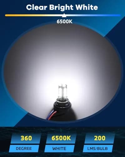 Alopee 12pcs 1142 LED Bulb 12V Bright White | Double Contact RV Camper Light (110c) thumbnail 4