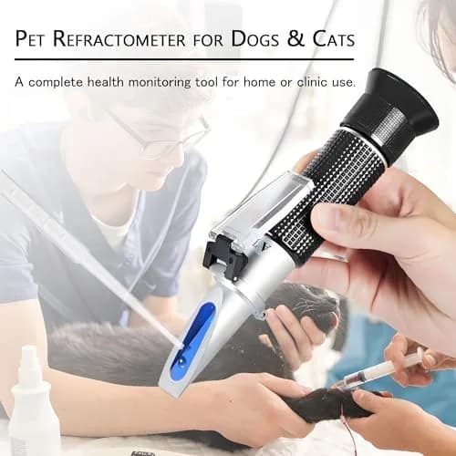 V·RESOURCING Pet Urine Specific Gravity & Serum Protein Refractometer | 1.000-1.060 SG, 2-14 g/100ml thumbnail 2