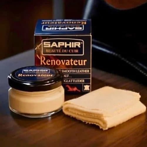 SAPHIR Beauté du Cuir Renovateur Shoe Cleaner 250ml (8.82oz) | Cleans, Nourishes, Protects thumbnail 4