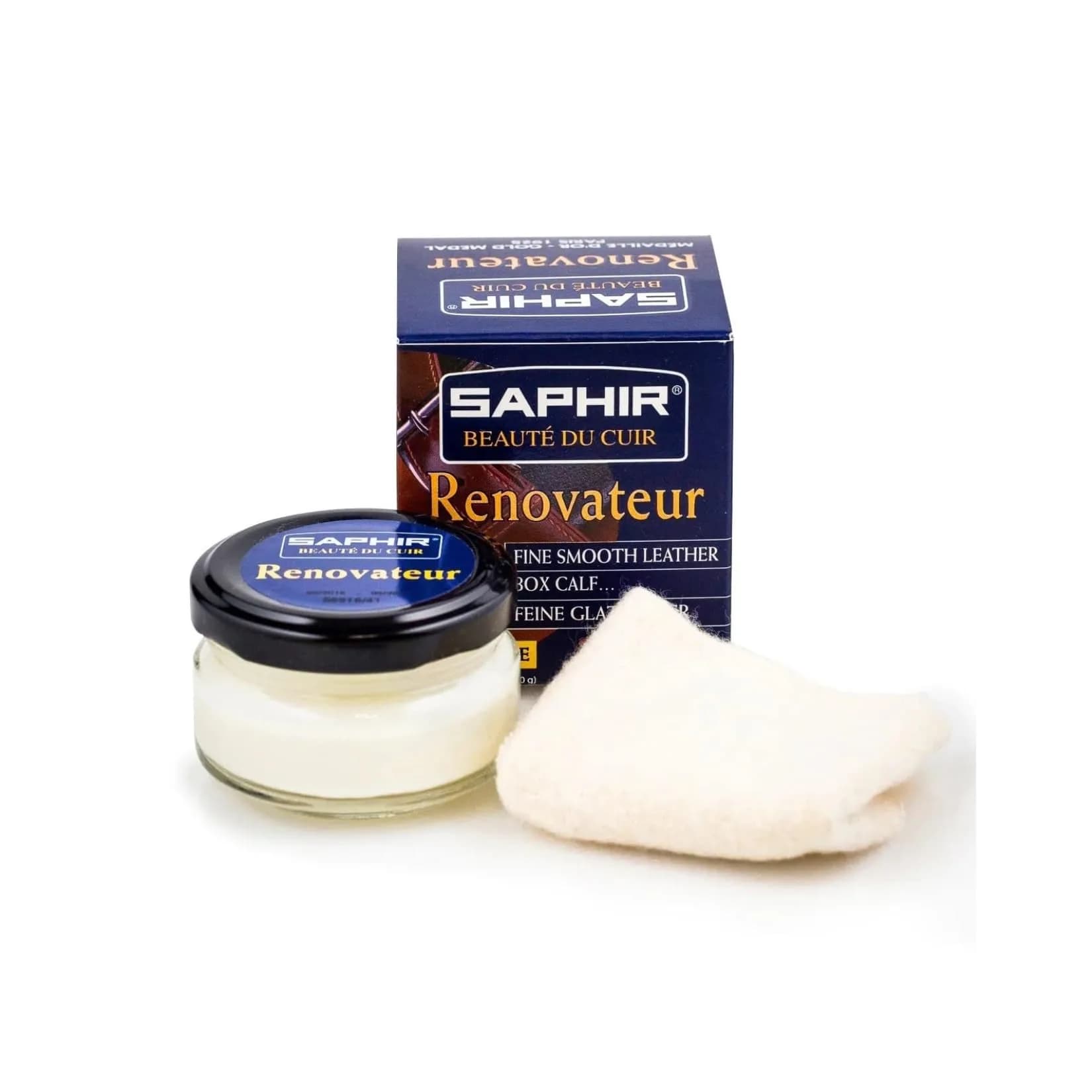 SAPHIR Beauté du Cuir Renovateur Shoe Cleaner 250ml (8.82oz) | Cleans, Nourishes, Protects