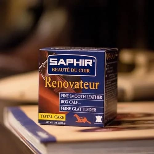 SAPHIR Beauté du Cuir Renovateur Shoe Cleaner 250ml (8.82oz) | Cleans, Nourishes, Protects thumbnail 3