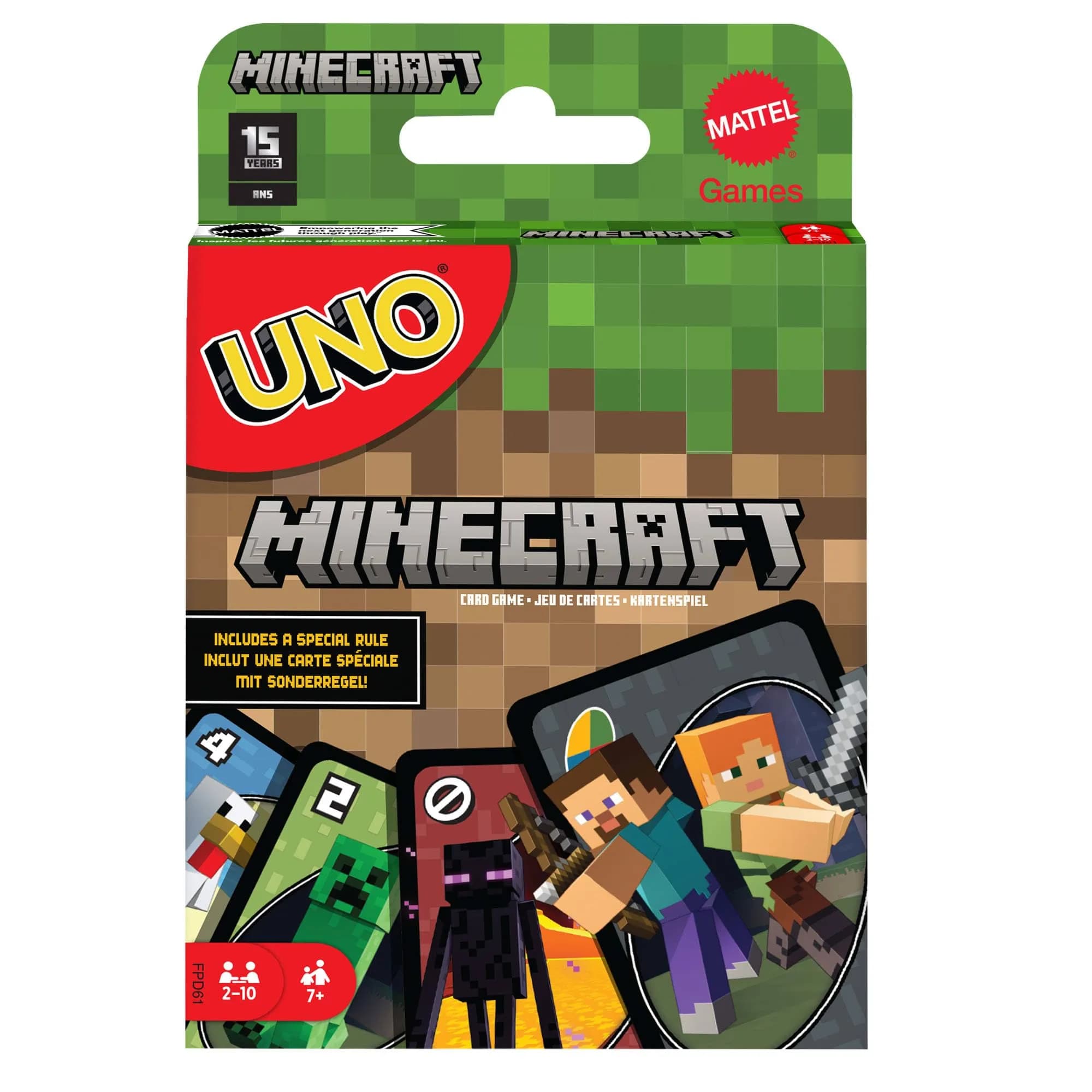 UNO Minecraft Card Game for Kids, Adults, Families & Parties | Special Creeper Rule | 2-10 Players - view 7