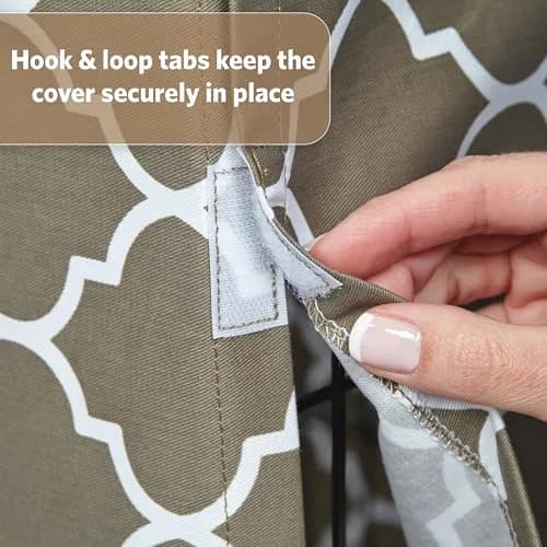 MidWest Homes for Pets Small Dog Crate Cover | Teflon Fabric Protector, Poly-Cotton, Fits 24-inch Crates thumbnail 4