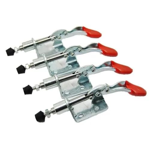 XRPAOWA 4 Pcs Toggle Clamp 301AM Push Pull Action Light Duty | 18mm Plunger Stroke thumbnail 1