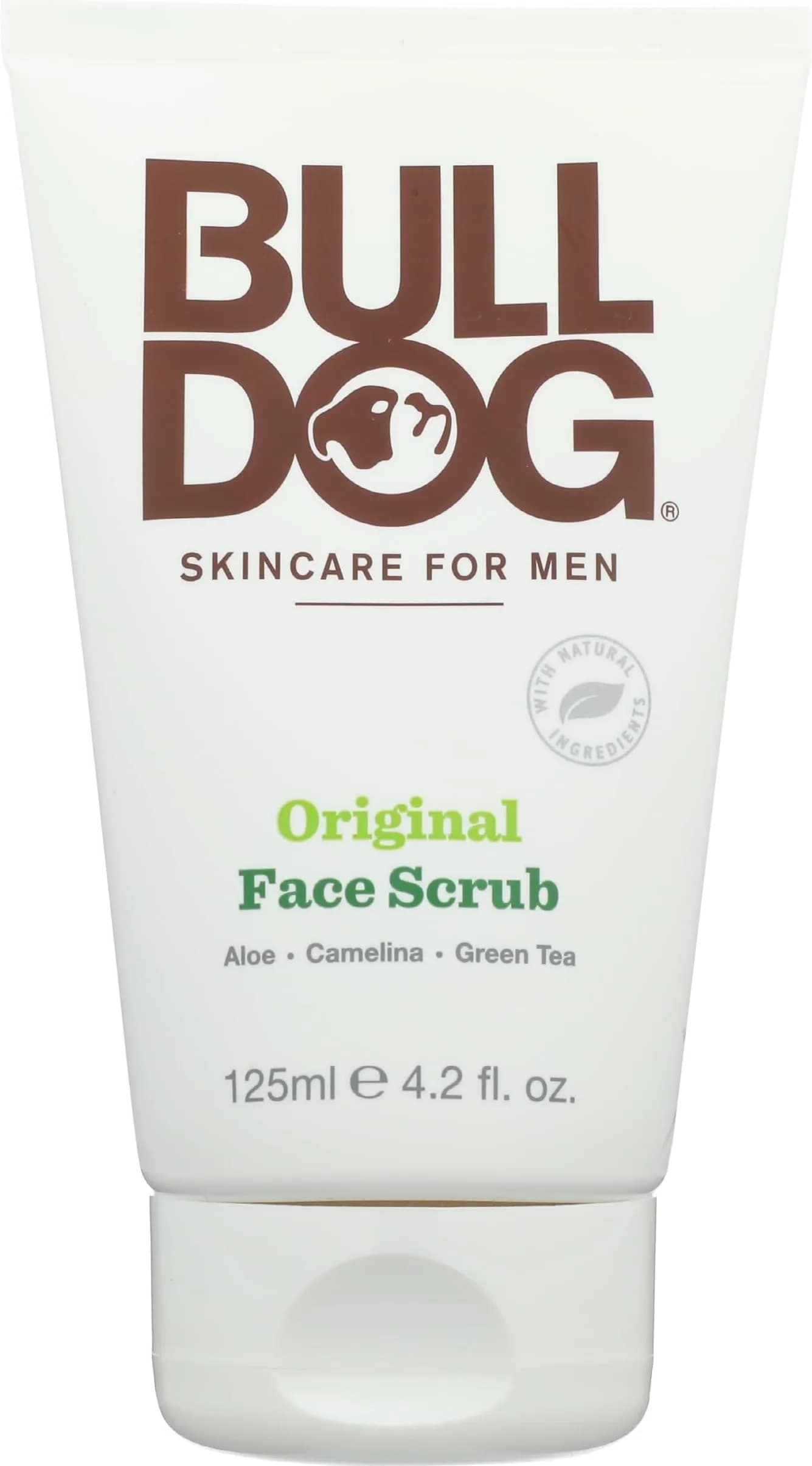 Bulldog Mens Skincare Original Face Scrub 125ml (4.2 Fl Oz) | Deeply Cleanses & Smooths Normal Skin — Original Face Scrub