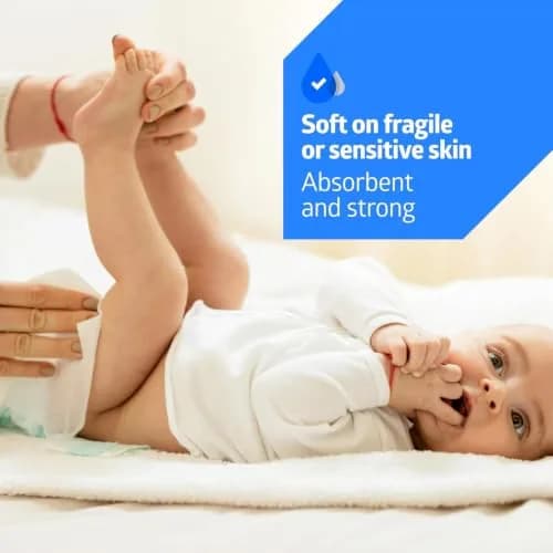 Medline Ultrasoft Dry Baby Wipes 1000 Count | Gentle Sensitive Skin Cleansing Cloths thumbnail 3