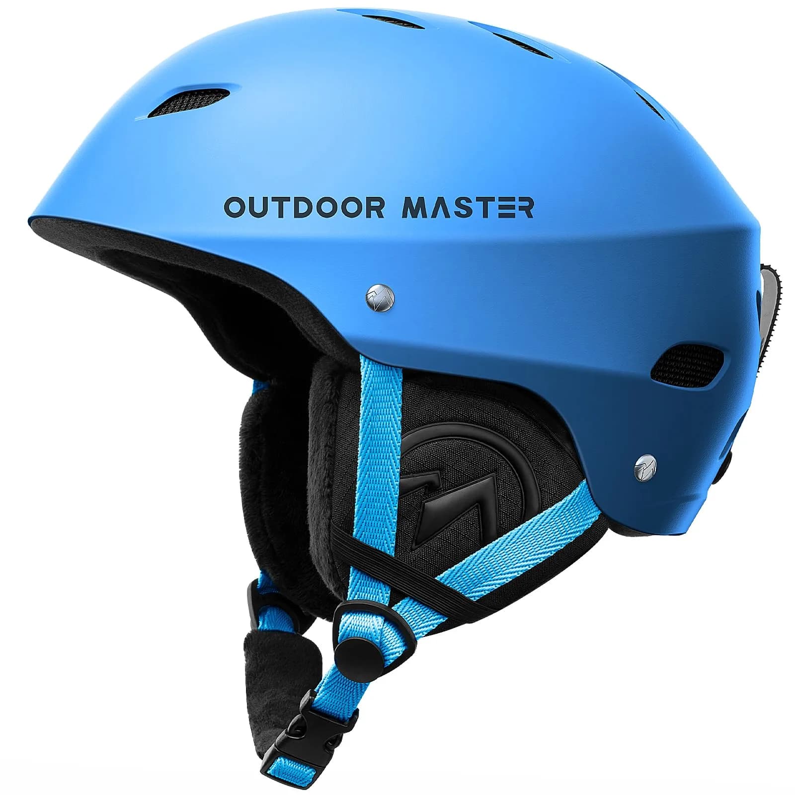 OutdoorMaster Kelvin Ski Helmet - Snowboard Helmet for Men, Women & Youth (Blue, Medium) | Reinforced ABS Shell & Shock-Absorbing EPS Core